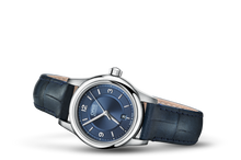Classic Date, Blue, Leather Strap