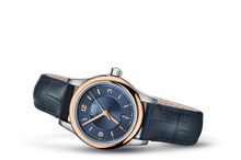 Classic Date, Blue, Leather Strap
