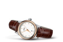 Classic Date, Grey, Leather Strap