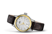 Artelier Date Diamonds, Grey, Leather Strap