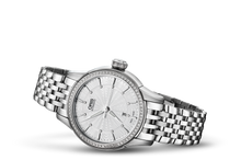 Artelier Date Diamonds, Grey, Stainless steel Strap