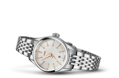 Artelier Date Diamonds, Grey, Stainless steel Strap