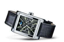 Rectangular Complication 2002, Black, Leather Strap