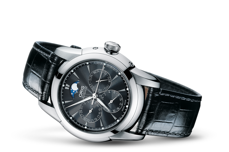 Artelier Complication 2003, Black, Leather Strap