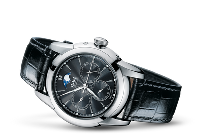 Artelier Complication 2003, Black, Leather Strap