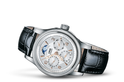 Big Crown Complication 2004, Grey, Leather Strap