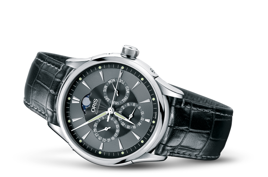 Artelier Complication 2007, Black, Leather Strap