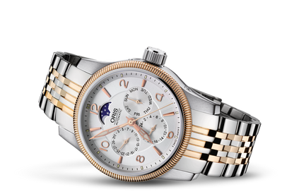 Big Crown Complication, Grey, Stainless steel Strap