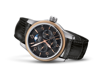 Big Crown Complication, Black, Leather Strap