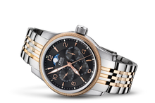 Big Crown Complication, Black, Stainless steel Strap
