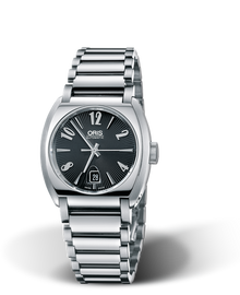 Frank Sinatra Lady Date, 29.00 x 29mm, Black, Stainless steel Strap, Stainless steel crown, Multi-piece stainless steel case, flexible lugs