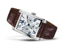 Rectangular Complication, Grey, Leather Strap