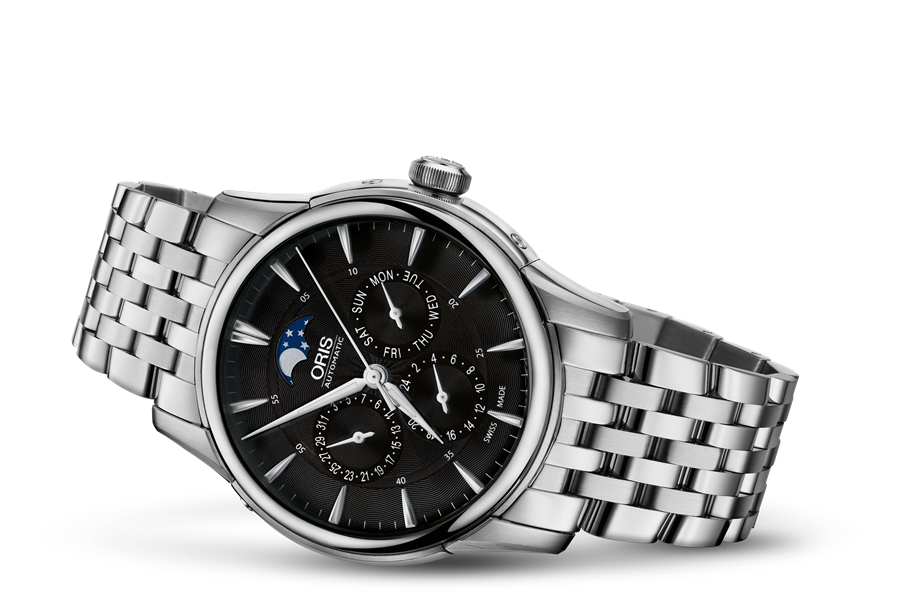 Artelier Complication 2007, Black, Stainless steel Strap