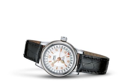 Big Crown Original Pointer Date, Grey, Leather Strap