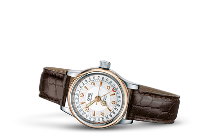 Big Crown Original Pointer Date, Grey, Leather Strap