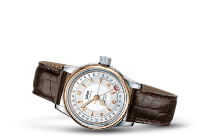 Big Crown Original Pointer Date, Grey, Leather Strap