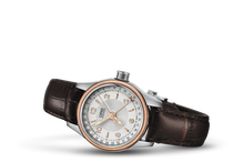Big Crown Pointer Date, Grey, Leather Strap