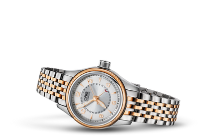 Big Crown Pointer Date, Grey, Stainless steel Strap