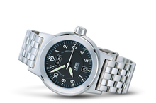 BC3 Day Date, Black, Stainless steel Strap