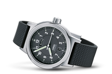 BC3 Day Date, Black, Rubber Strap