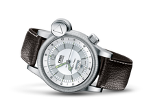 Flight TimerÂ² Day Date, Grey, Leather Strap