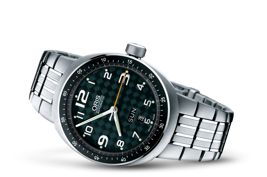 TT3 Day Date, Green, Titanium Strap
