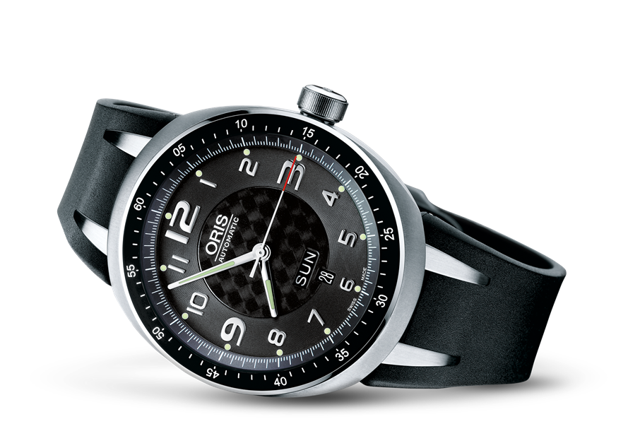 TT3 Day Date, Black, Rubber Strap