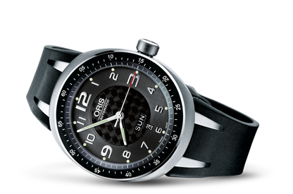 TT3 Day Date, Black, Rubber Strap