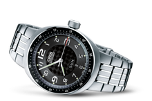 TT3 Day Date, Black, Titanium Strap