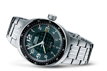 TT3 Day Date, Green, Titanium Strap