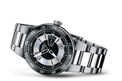 WilliamsF1 Team Day Date 2008, Black, Stainless steel Strap