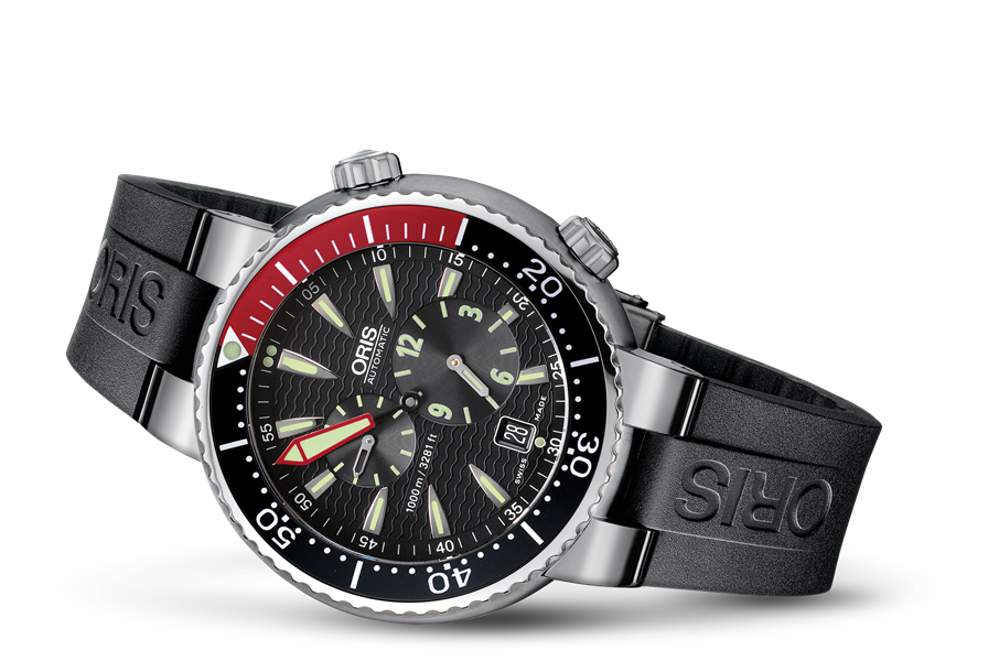 Regulateur "Der Meistertaucher", Black, Rubber Strap