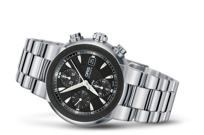 TT1 Chronograph 2000, Black, Stainless steel Strap