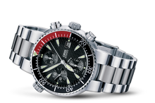 Divers Titan Chronograph, Black, Titanium Strap