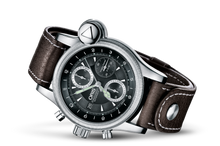 Flight Timer R4118 Limited Edition, Black, Leather Strap