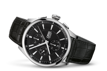 Artix Chronograph, Black, Leather Strap