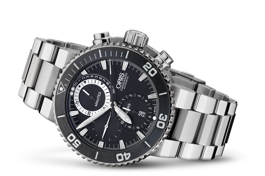 Carlos Coste Chronograph Limited Edition - Cenote Series, Black, Titanium Strap