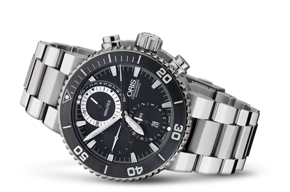 Carlos Coste Chronograph Limited Edition - Cenote Series, Black, Titanium Strap
