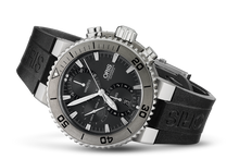 Aquis Titan Chronograph, Grey, Rubber Strap
