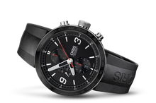 TT1 Chronograph, Black, Rubber Strap