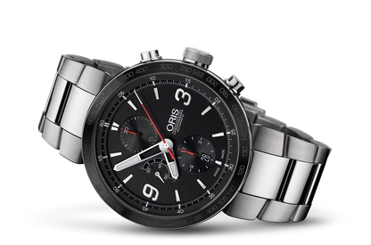 TT1 Chronograph, Black, Stainless steel Strap
