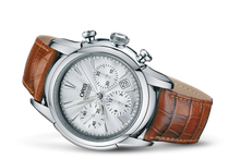 Artelier Chronograph 2003, Grey, Leather Strap