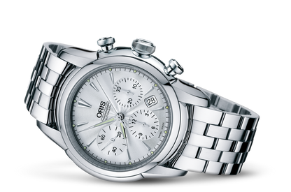 Artelier Chronograph 2003, Grey, Stainless steel Strap