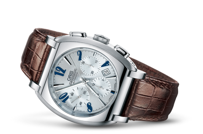 Frank Sinatra Chronograph, Grey, Leather Strap