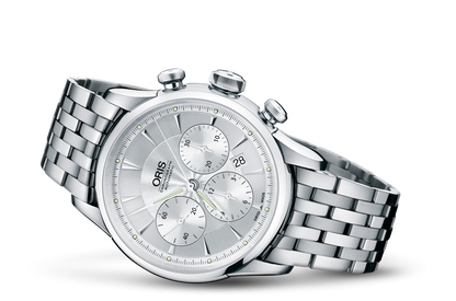 Artelier Chronograph, Grey, Stainless steel Strap