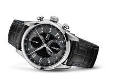 RAID 2012 Chronograph Limited Edition, Black, Leather Strap