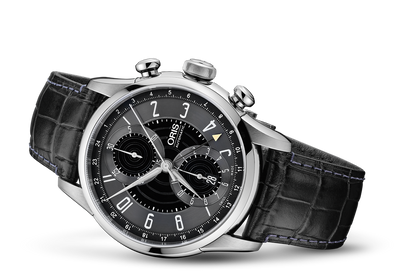 RAID 2012 Chronograph Limited Edition, Black, Leather Strap