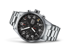 Big Crown ProPilot Chronograph GMT, Black, Stainless steel Strap