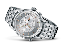 Artelier Worldtimer, Grey, Stainless steel Strap