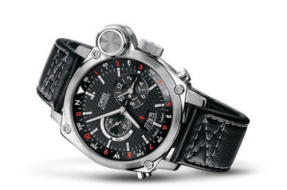 BC4 Flight Timer, Black, Leather Strap